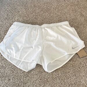 Nike Women's Athletic White Shorts